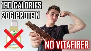 Easy Homemade Protein Bars NO VITAFIBER  190 Calories  High Volume Low Calorie Anabolic Recipe [upl. by Campman]