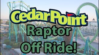 Raptor Off Ride  Cedar Point   2018  Thrill Warrior [upl. by Aleunamme]