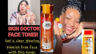 SKIN DOCTOR TONER FOR A CLEAR BLEMISH FREE FACE [upl. by Nodnrb287]