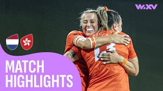 Getting their first ever WXV win  Netherlands v Hong Kong China  Highlights  WXV 3 [upl. by Letnohs]