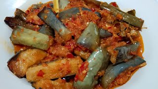 RESEP SAMBAL TERONG BALADOBALADO TERONG UNGU SIMPLE [upl. by Deland]