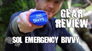 GEAR REVIEW SOL Emergency Bivvy Emergency Survival Blanket [upl. by Ellerrehc]