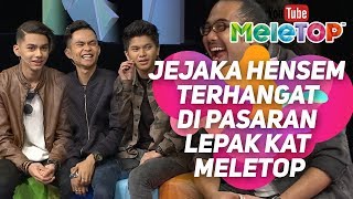 Jejaka hensem hangat di pasaran lepak kat MeleTOP  Tajul Haqiem Rusli amp Asad Motawh [upl. by Graff]