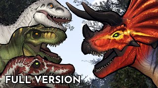 Ultimasaurus vs TRex Spinosaurus Indominus Rex  Animation Full Version [upl. by Regni]