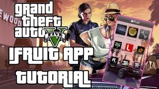 Grand Theft Auto V iFruit App Tutorial [upl. by Neirol]