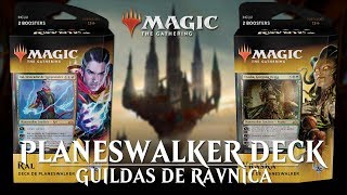 PLANESWALKER DECKS DE GUILDAS DE RAVNICA  Magic The Gathering MTGGRN [upl. by Lednyc]