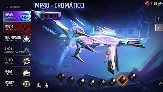 NUEVA MP40CROMATICO EVOLUTIVA freefire 😱🔫🎮 [upl. by Adali]