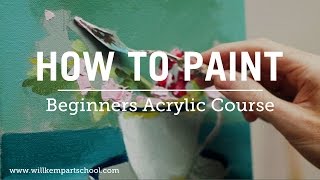 Beginners Acrylic Painting Course [upl. by Corrie724]