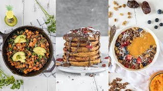 5 Easy Sweet Potato Breakfast Recipes  Vegan [upl. by Adnahsat402]