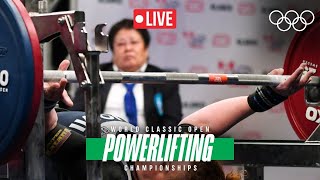 🔴 LIVE Powerlifting World Classic Open Championships  Womens 52kg [upl. by Ailedroc273]