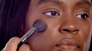 HOW TO Flawless Foundation amp Radiant Highlight for Dark Skin  MAC Cosmetics [upl. by Giddings]