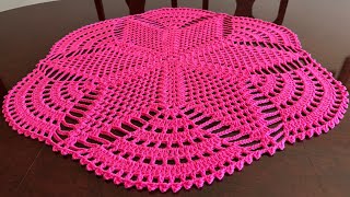 Hermoso Centro de Mesa a Crochet paso a paso🧶 [upl. by Dranel]