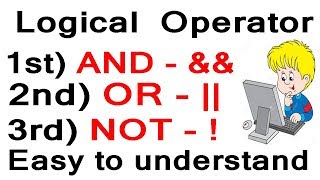 logical operator in C  Logical AND ORNOT Operator in C  Basics of all logical Operator in Hindi [upl. by Geffner]