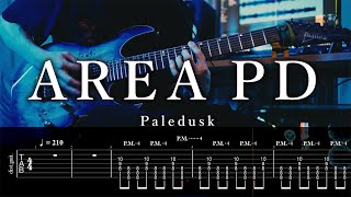 【TAB】Paledusk  AREA PD Guitar Cover [upl. by Veronica]