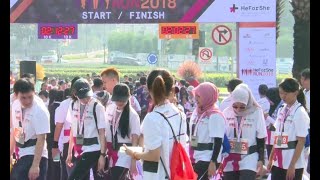 Berlari untuk Aksi Kesetaraan Gender HeForShe Run 2018 [upl. by Nylicaj527]