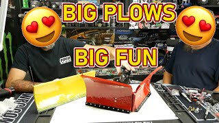 STRAIGHT PLOWING  AXIAL SCX6 PLOW INSTALL AND DEMO [upl. by Aiam586]