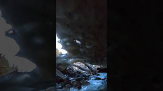 Raw FPV  Drone Flying Under Avalanche Debris Field fpv drone shorts mountain tunnel avalanche [upl. by Aggappora]