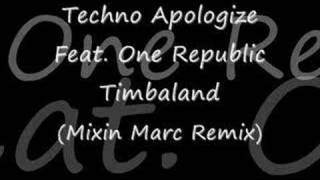 Apologize Feat One Republic Timbaland Techno [upl. by Parke]