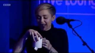 Miley Cyrus  Wrecking Ball BBC Radio 1 Live Lounge [upl. by Ttessil]