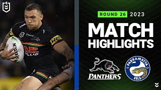 NRL 2023  Penrith Panthers v Parramatta Eels  Match Highlights [upl. by Frum908]