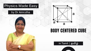 Body Centered Cubic Structure in Tamil [upl. by Marti604]