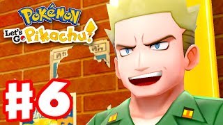 Pokemon Lets Go Pikachu and Eevee  Gameplay Walkthrough Part 6  Gym Leader Lt Surge [upl. by Glaudia]