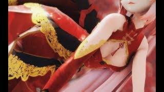 MMDChinese Red Luka Dance 千灯愿巡音 [upl. by Anastatius]