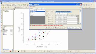 Curve Fitting Origin Dose Response Analysis [upl. by Dadelos595]