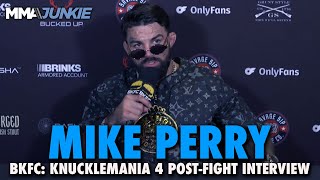 Mike Perry is Above Gold After Another BKFC Knockout Reacts to Conor McGregor Ownership Stake [upl. by Notsnorb]