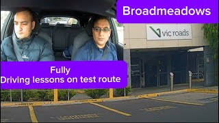 Broadmeadows VicRoads Melbourne  fully driving lessons on test route [upl. by Fortunio202]