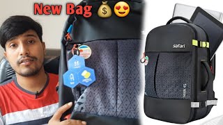 My New Travel Bag 😍  Safari Bag 45L  Best Bag For Travel Vlogger  Safari 45L Backpack 🎒 [upl. by Switzer907]