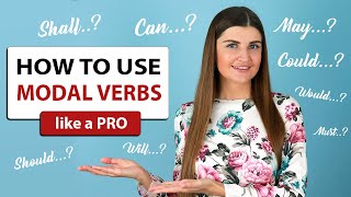 Modal Verbs in English How to Use Modal Verbs Correctly Grammar Lesson [upl. by Ahsei274]