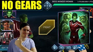 No Gears 3 Stars Budget Team Beast Boy Is Insanely Strong Injustice 2 Mobile [upl. by Lashond]