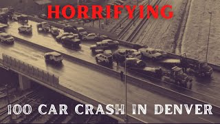 HORRIFYING A 100 Car Pile Up in Denver Colorado [upl. by Nelrsa]