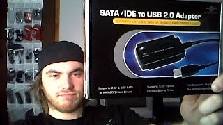 IDE amp SATA To USB Adapter Review VANTEC CBISATAU2 [upl. by Hploda]