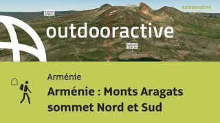 Arménie  Monts Aragats sommet Nord et Sud [upl. by Lokkin]