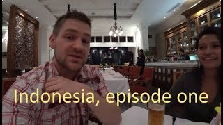 Indonesia vlog episode 1 flight and first night in Jakarta [upl. by Shandeigh]