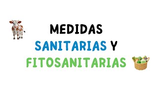 Medidas sanitarias y fitosanitarias [upl. by Llennol]