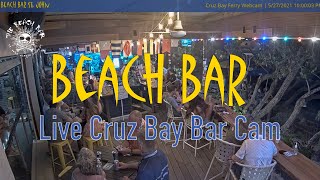 Beach Bar St John Webcam [upl. by Truk802]