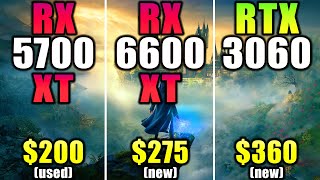 RX 5700 XT vs RX 6600 XT vs RX 3060  How Much Performance Difference [upl. by Artus]