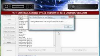 Vu Control Centre for Vu Duo HD and Vu Solo HD [upl. by Huxley200]