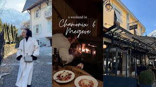 CHAMONIX amp MEGEVE VLOG cozy chalet in the French Alps iceskating amp exploring the prettiest towns [upl. by Keely914]