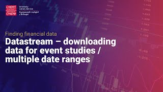 Datastream downloading data for event studies multiple date ranges [upl. by Lai]