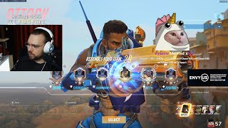 ML7  DAFRAN  AQUAMARINE INSANE DPS BAPTISTE Overwatch Gameplay Season 29 Top 500 [upl. by Krissie]