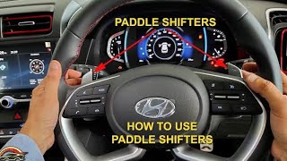 Paddle shifters का इस्तेमाल kase करे 2024   how to use paddle shifters [upl. by Hgieloj]