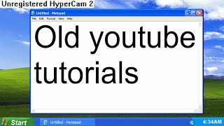 those old youtube tutorials [upl. by Embry214]