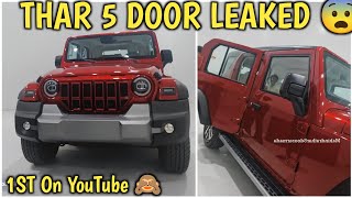 2024 Mahindra Thar 5 Door Armada LEAKED before Launch 🔥 MOST DETAILED VIDEO ✅ 5 Door Thar Price ❗️ [upl. by Ueihttam]