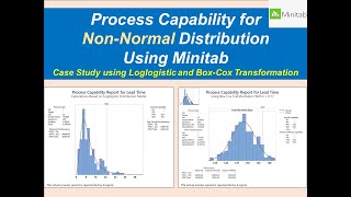 Process Capability for NonNormal Distribution Using MinitabCase study [upl. by Peery945]