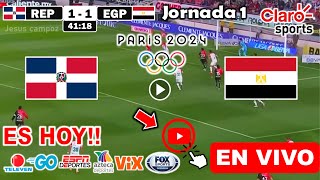 República Dominicana vs Egipto Ver Partido República Dominicana vs Egipto Fútbol Juegos Olímpicos [upl. by Aneeh]