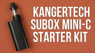 Распаковка Kangertech Subox MiniC Starter Kit Black [upl. by Cos]